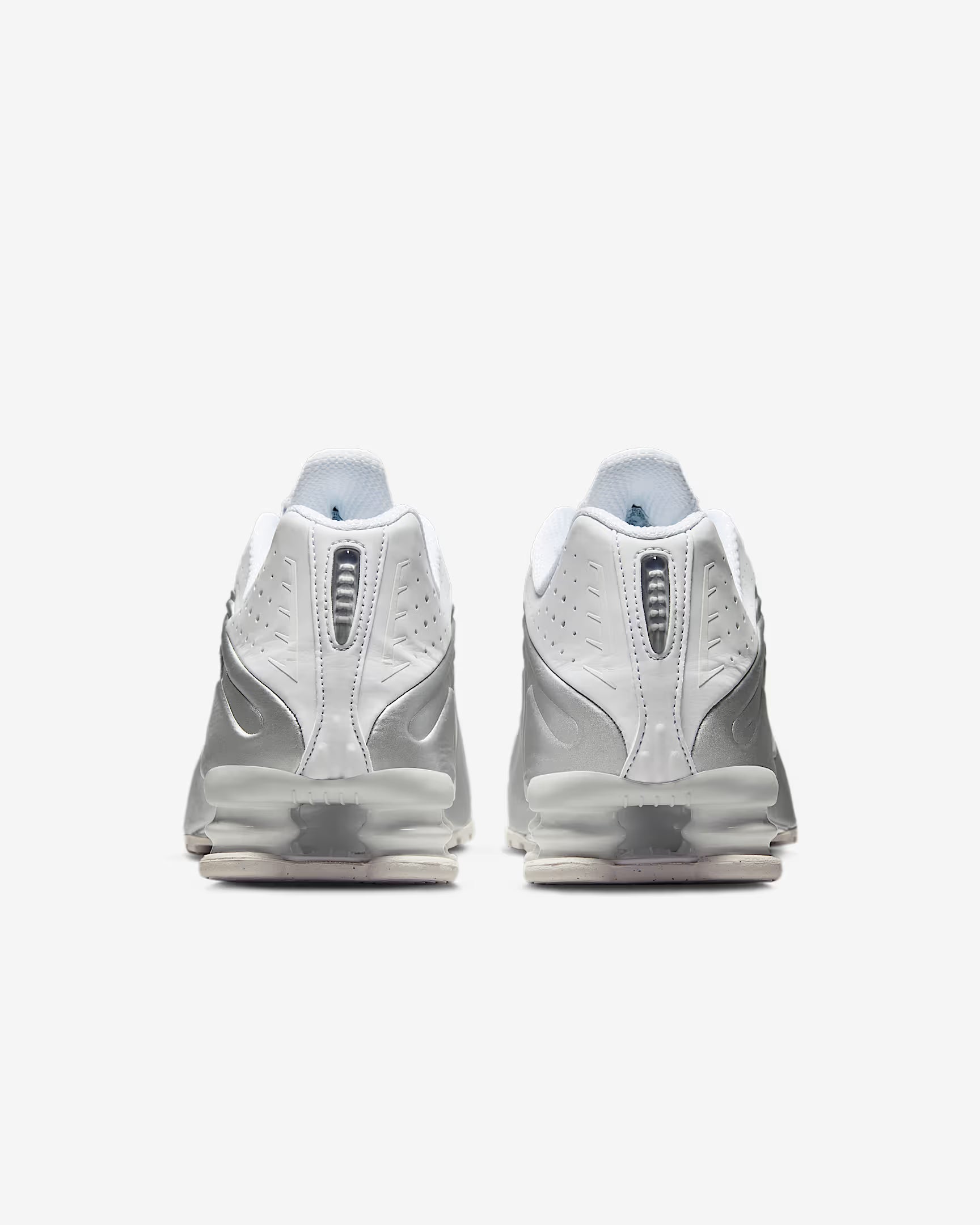 Nike Shox R4 White/Bright Crimson/Metallic Silver