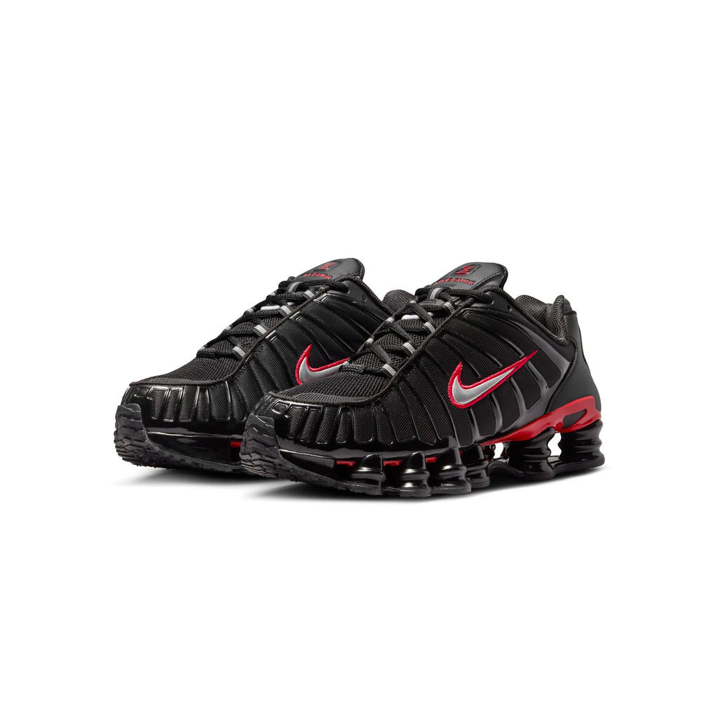 Nike Shox TL Black/Metallic Silver-University Red