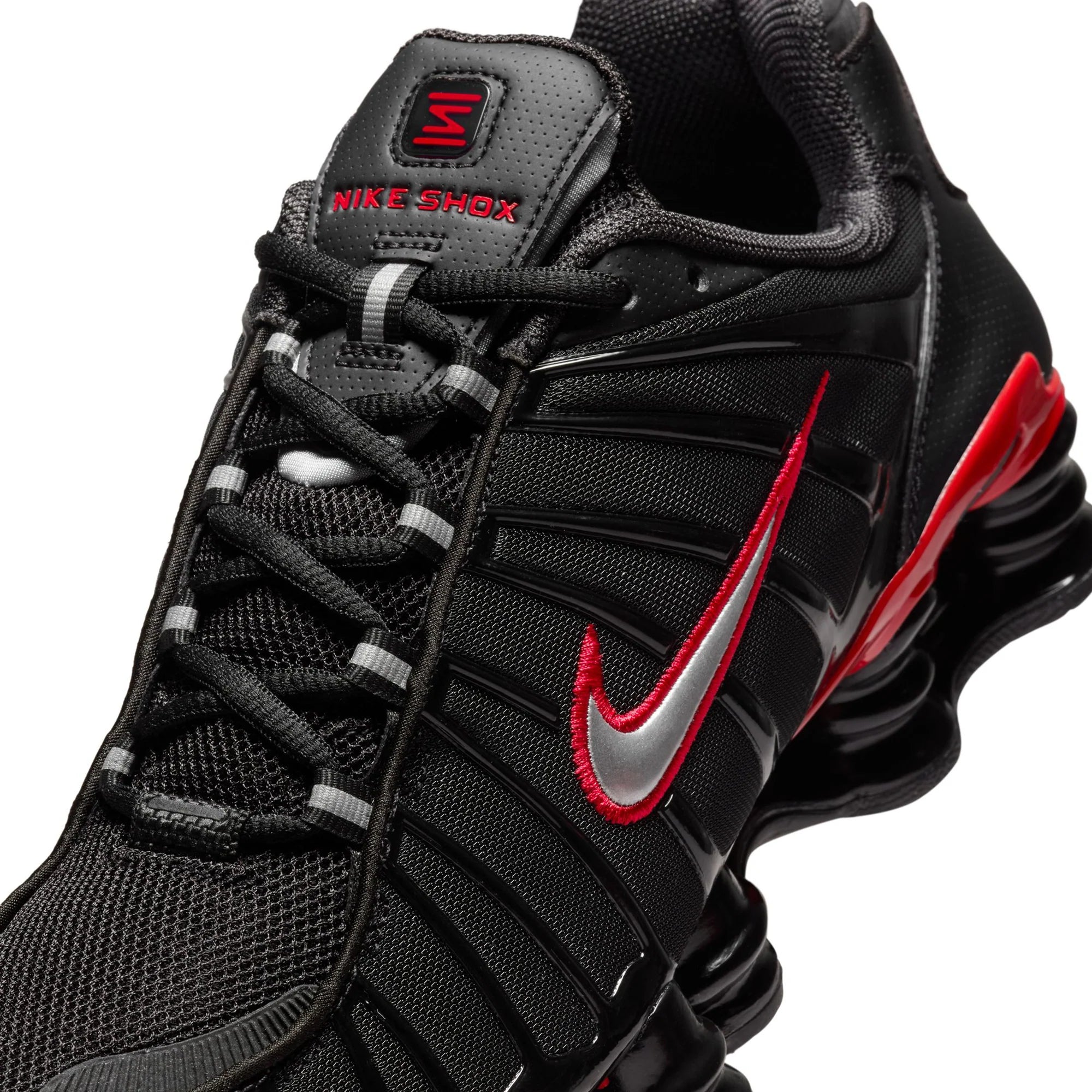 Nike Shox TL Black/Metallic Silver-University Red