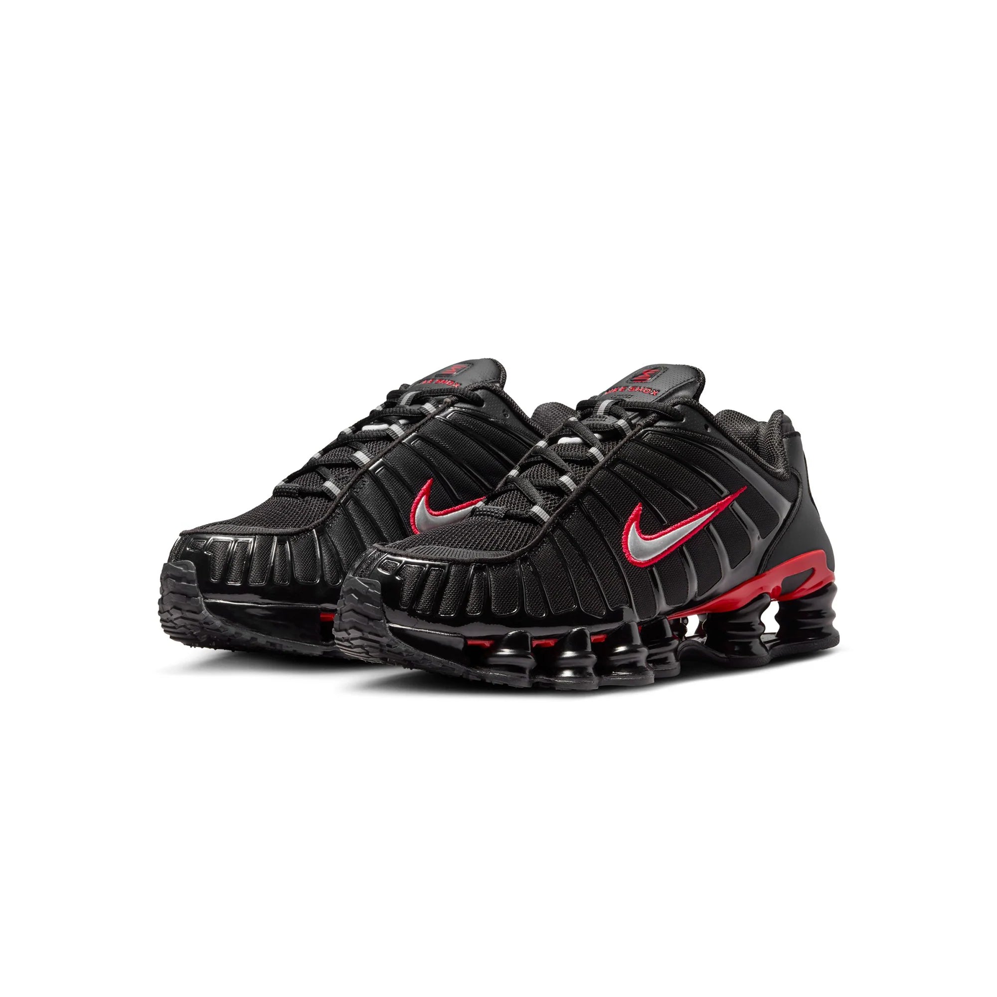 Nike Shox TL Black/Metallic Silver-University Red