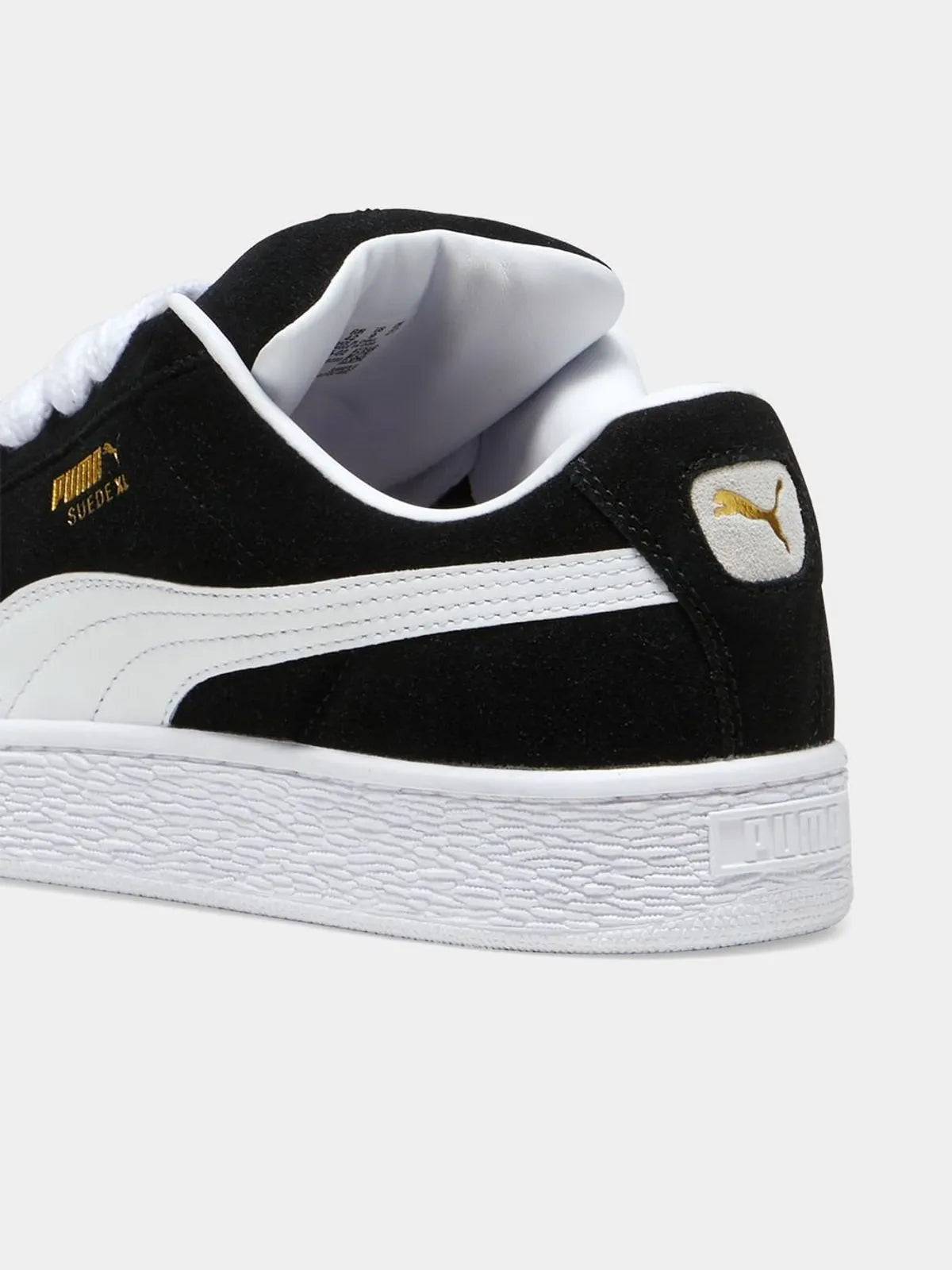 Puma Suede XL Sneakers Unisex Black-PUMA White