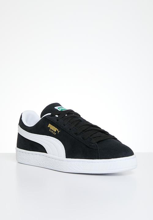 Puma Suede XL Sneakers Unisex Black-PUMA White