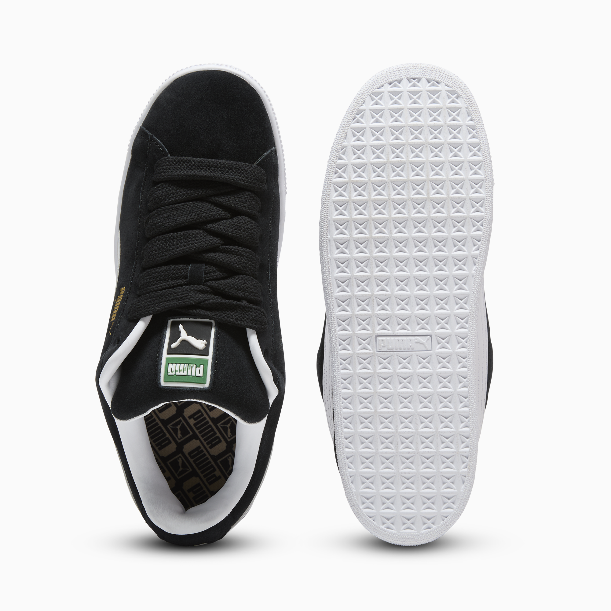 Puma Suede XL Sneakers Unisex Black-PUMA White