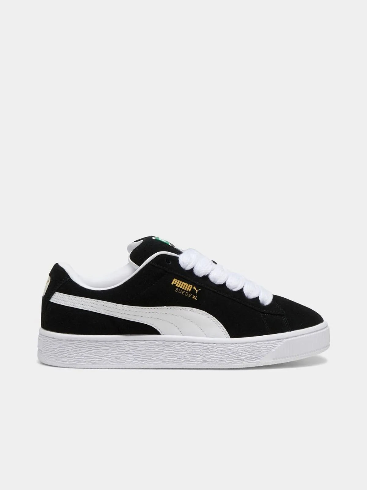 Puma Suede XL Sneakers Unisex Black-PUMA White