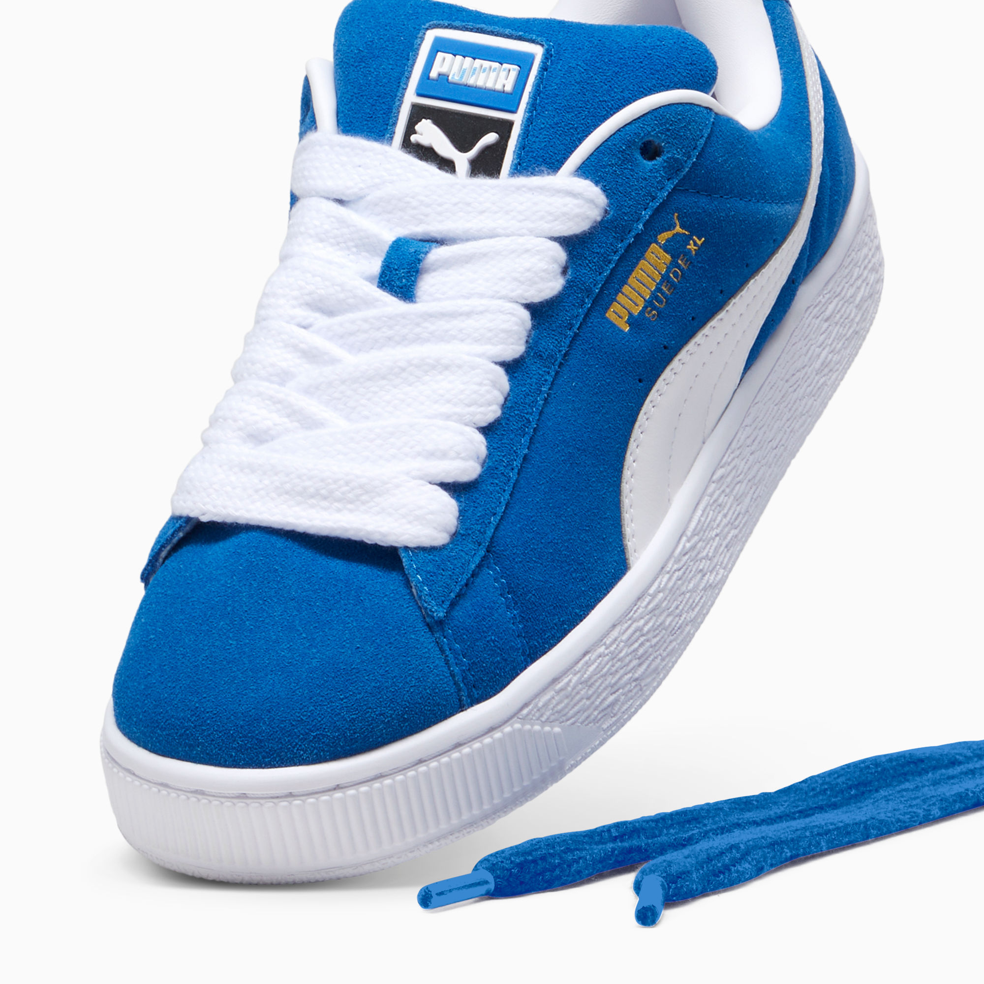 Puma Suede XL Sneakers Unisex Blue PUMA White