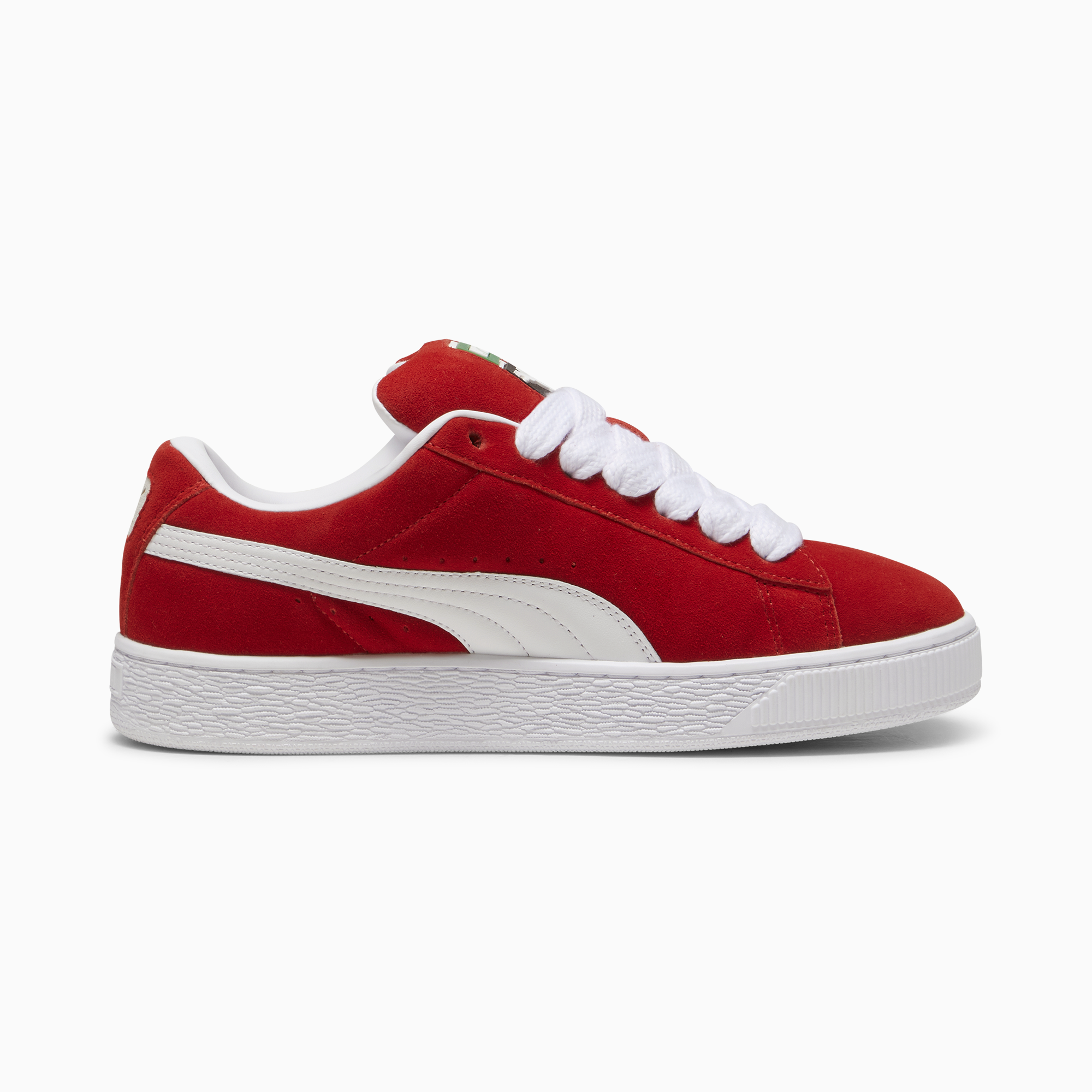 Puma Suede XL Sneakers Unisex Red-PUMA White